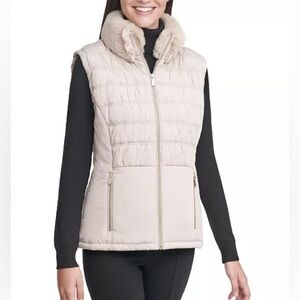Calvin Klein vest,‎ NWT! Cream color, Small!